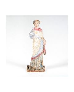 Buy a large polychrome figure of a woman from Canosa