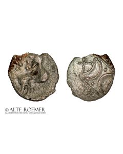 Keltische Münze der Icener mit bekanntem Fund